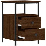  Noćni ormarići 2 kom boja smeđeg hrasta 34x35,5x50 cm drveni | shoptok.hr