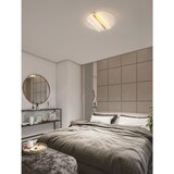Nova Luce Aluminijasta LED zatemnitvena stropna svetilka v zlati barvi 55x45 cm Valentin – | Shoptok.si