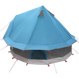 Tipi šator s krovom Plava 250 x 250 cm Poliester i čelik | Eponuda.ba
