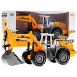  Traktor za igro "King" - 46 cm - rumena Cene