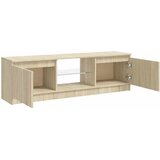 TV ormarić s LED svjetlima boja hrasta sonome 120x30x36 cm | shoptok.hr