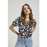 Marisse Women's Blouse L-Ts-4342 Black_White | shoptok.hr