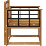  Set vanjskih sofa Čvrsto drvo akacije Prirodna | shoptok.hr