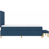  Krevet s opruga kutije s uzglavljem Plava 190 x 120 cm tkanina | shoptok.hr