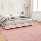  Tepih od umjetne ovčje kože TAFALLA Ružičasta 200 x 200 cm | shoptok.hr