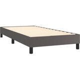  s oprugama i madracem sivi 100x200 cm od umjetne kože | shoptok.hr