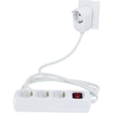 REV Multiple Socket Outlet 3+1-fold 5m + switch white | shoptok.hr