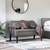  Chesterfield klupa Siva 120.5 x 65 x 75 cm Lažna koža | Eponuda.com