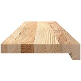  Okenske police 2 kosa neobdelana 90x20x2 cm trdna hrastovina | Shoptok.si
