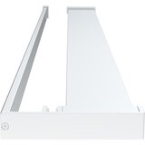Pregrada za tuš s policom krom 100x195 cm staklo ESG i aluminij | shoptok.hr