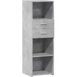  Visoka komoda boja betona 40 x 42,5 x 124 cm konstruirano drvo | Eponuda.com