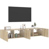  Zidni TV ormarići LED 2 kom boja hrasta sonome 80x35x31 cm | shoptok.hr
