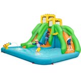  Vodni park s plezalno steno in dvema toboganoma, dim. 400 x 361 x 255 cm (brez puhala) | Shoptok.si