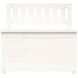  Klupa bijela 80x41x77 cm od masivne borovine | Eponuda.com