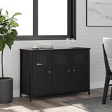  Komoda crna 100x35x70 cm od konstruiranog drva | shoptok.hr