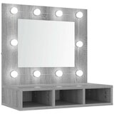 Ormarić s ogledalom LED boja hrasta sonome 60x31,5x62 cm | shoptok.hr