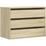  Kutna komoda s ladicama boja hrasta sonome 80x41x58 cm drveni | shoptok.hr