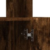 vidaXL Visoka omara dimljeni hrast 63x33x100 cm inženirski les | Shoptok.si