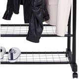 Modern Living Mobilno Stojalo Za Obleke Tacitus, Barva Kroma, Črna | Shoptok.si