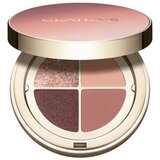 Clarins Ombre 4 Colour Eye Palette paleta senčil za oči za dolgoobstojen učinek odtenek 01 - Fairy Tale Nude Gradation 4,2 g Cene