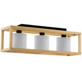 Eglo Plafonjera GRANADOS 3xE27 77 cm drvo/belo 390098 | Eponuda.com