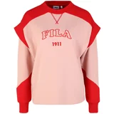 Fila Sweater majica 'TIARET' prljavo roza / krvavo crvena