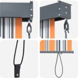  Zunanja Rolfa Črtasto Prilagodljiva Rumeno in modro 200 x 250 cm blago | Shoptok.si