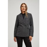 Moodo Double-breasted blazer with decorative buttons cene