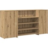  Sprejemna miza artisan hrast 200x50x103,5 cm inženirski les | Shoptok.si