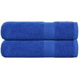 vidaXL Ručnici za ruke FROGN 2 kom. Plavi 50x100 cm 360 g/m² - Plava 50 x 100 cm 2 | shoptok.hr