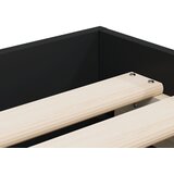  Okvir za krevet s ladicama crni 100x200 cm konstruirano drvo | shoptok.hr