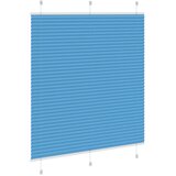  Plisirana zavjesa Plava 115x150 cm Širina tkanine 114,4 cm Poliester | shoptok.hr
