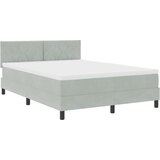  s opruga kutije Svijetlo siva 140 x 190 cm Baršun | shoptok.hr