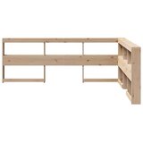  Polica za knjige uzglavlje L-oblika 140 cm borovine | shoptok.hr