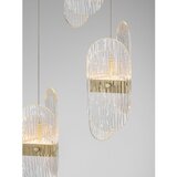 Nova Luce Mjedena metalna LED viseća svjetiljka s mogućnosti zatamnjivanja sa staklenim sjenilom ø 32 cm Lucien – | shoptok.hr