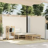  Uvlačiva bočna tenda 140 x 1000 cm krem | shoptok.hr