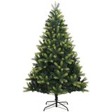  Umjetno božićno drvce 300 LED sa šarkama i kuglicama 210 cm | shoptok.hr