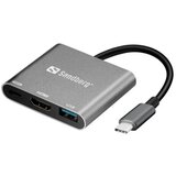Sandberg Adapter 136-00 USB-C na HDMI+USB A+USB-C | ePonuda.com