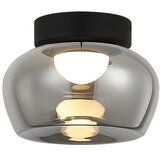  LED stropno svetlo NADIA LED/9W/230V, Ø 16 cm, zadimljeno/crno Cene