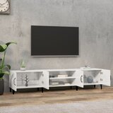 TV ormarić sjajni bijeli 180x31,5x40 cm od konstruiranog drva | Eponuda.ba