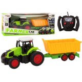  Traktor na daljinsko upravljanje s prikolicom RC 1:16 zeleni daljinski upravljač Cijene