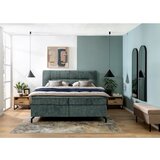 Esposa POSTELJA BOXSPRING 160 cm x 200 cm , tekstil temno siva | Shoptok.si