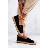 EVENTO Women's Suede Espadrilles Black Joaquin | shoptok.hr