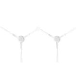 Set dveh stranskih krtač za Viomi V2 Pro, V2 Max, SE, Proscenic M6 Pro, Bela, (21895619)