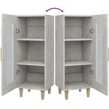  Komoda siva boja betona 34,5x34x90 cm od konstruiranog drva | Eponuda.com