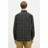 Fred Perry Srajce z dolgimi rokavi OXFORD TARTAN SHIRT Zelena | Shoptok.si