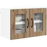  Zidni stakleni ormarić Umjetnički hrast 60 x 31 x 40 cm | shoptok.hr