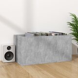  Kutija za pohranu vinilnih ploča boja betona 71x34x36 cm drvena | Eponuda.ba