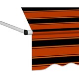 Tenda na ručno uvlačenje 300 cm narančasto-smeđa | shoptok.hr