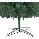 vidaXL Božično drevo z dekorativnimi lučmi Zelena 400 cm PVC | Shoptok.si